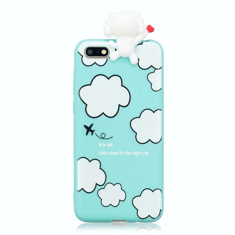 For Huawei Y5 (2018) Shockproof Cartoon TPU Protective Case(Clouds)