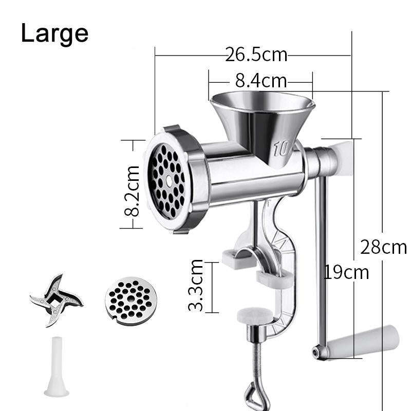 Household Manual Grinder Sausage Machine, Specification: No. 10 Large