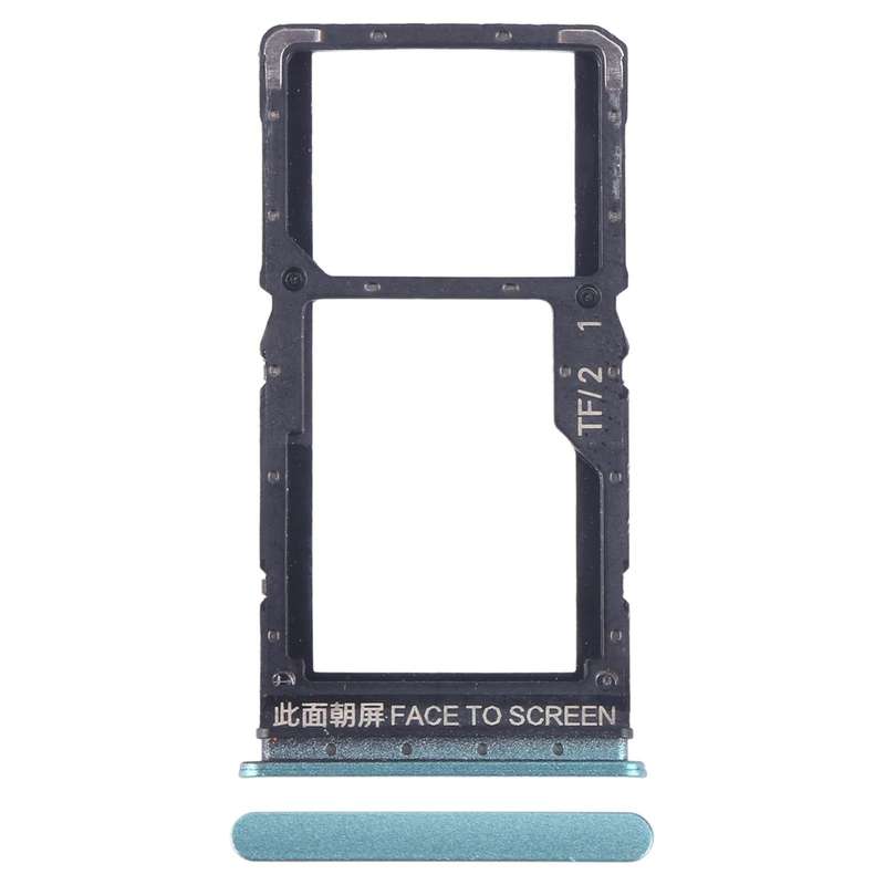For Xiaomi Redmi Note 12 5G SIM Card Tray + SIM / Micro SD Card Tray (Green)