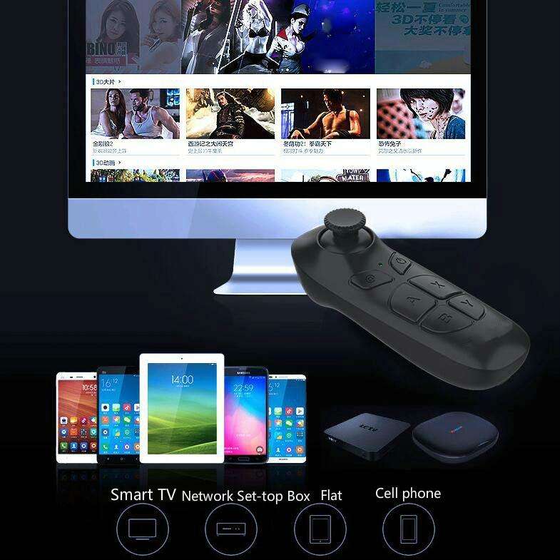 VR Glasses Remote Control Android Mobile Phone E-book Page Flip Short Video Shooting Selfie Bluet...