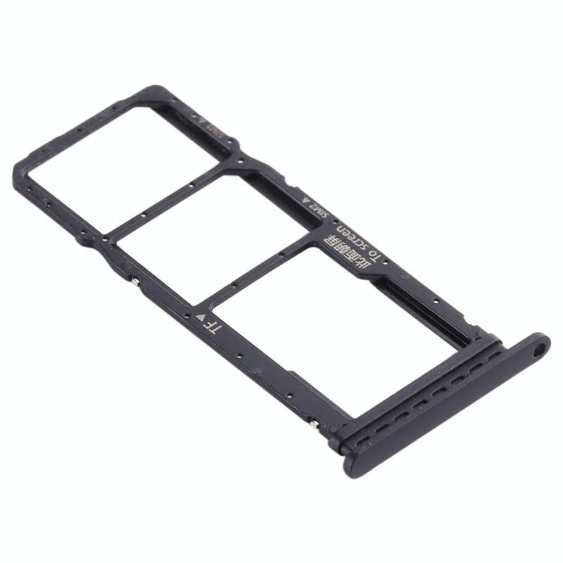 SIM Card Tray + SIM Card Tray + Micro SD Card Tray for Huawei Honor Play 4T (Black)