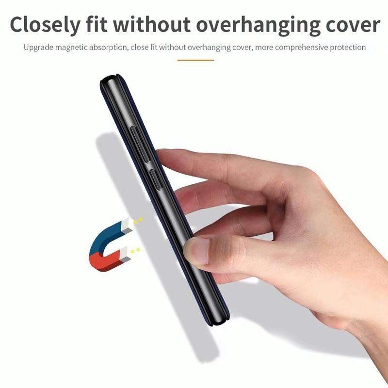 For iPhone 11 Integrated Electricity Pressing Retro Texture Magnetic TPU+PU Leather Case with Car...