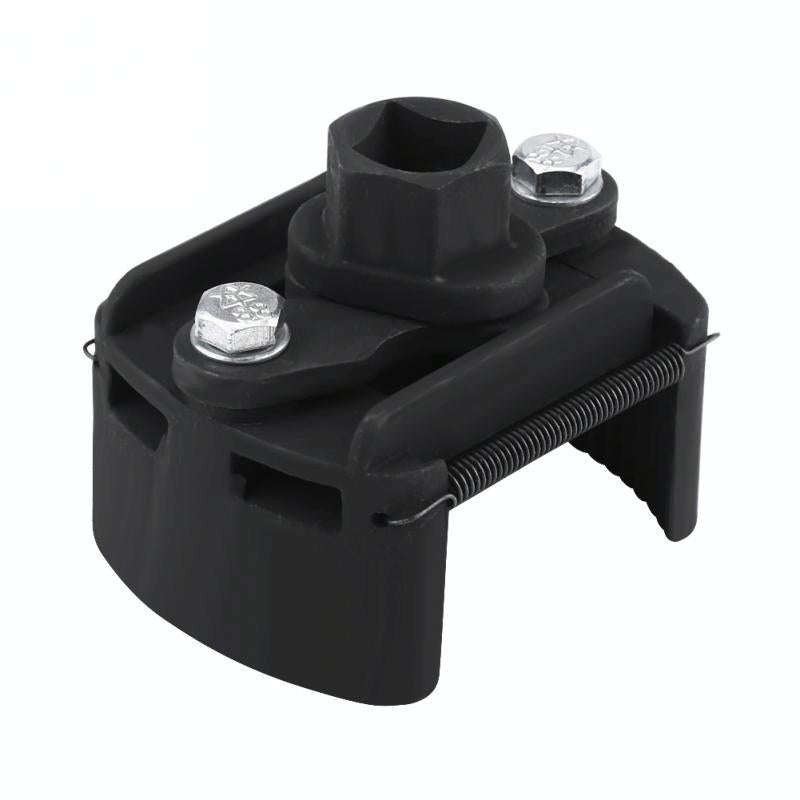 60mm-80mm Universal Cast Steel Adjustable 2 Jaw Oil Filter Wrench Fuel Remover Removal Tool Two-c...