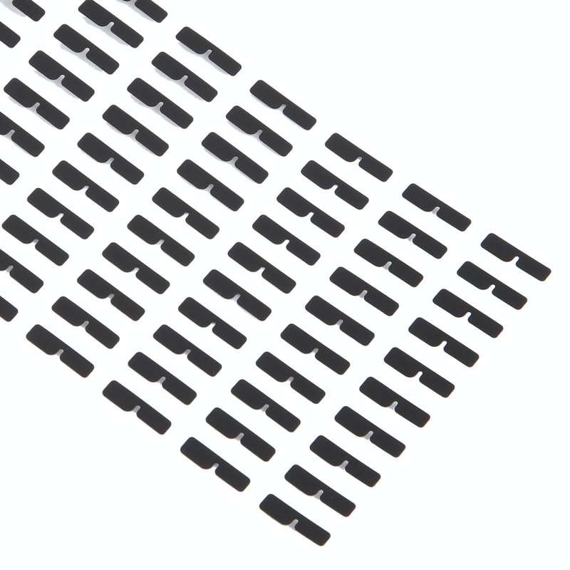 For iPhone 15 Pro Max 100pcs/set LCD Side Black Adhesive Sticker(04)