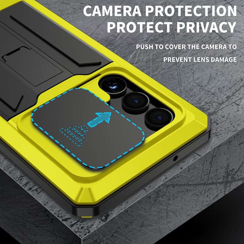 For Samsung Galaxy S23 Ultra 5G R-JUST Sliding Camera Design Life Waterproof Dustproof Shockproof...