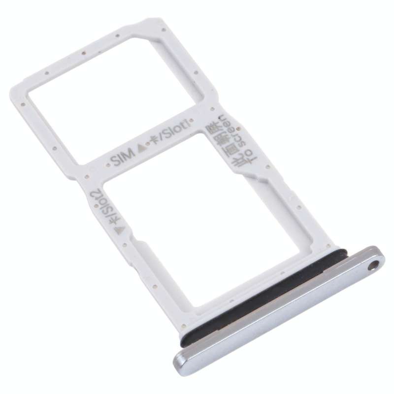SIM Card Tray + SIM Card Tray / Micro SD Card Tray for Honor 9X (Silver)