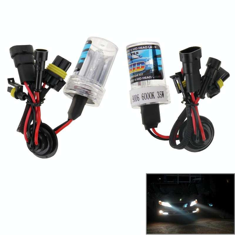 DC12V 35W HB4/9006 HID Xenon Light Single Beam Super Vision Waterproof Head Lamp, Color Temperatu...