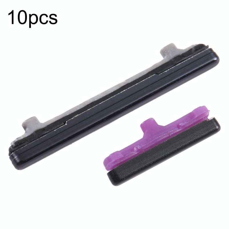 For Samsung Galaxy S20 SM-G980 10pcs Power Button + Volume Control Button(Black)