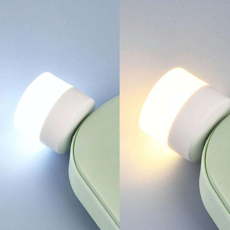 5 PCS 1W USB Power LED Eye Protection Mini Night Light(White Light)