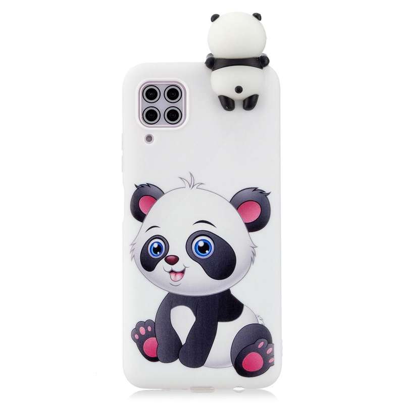 For Huawei P40 Lite Shockproof Cartoon TPU Protective Case(Panda)