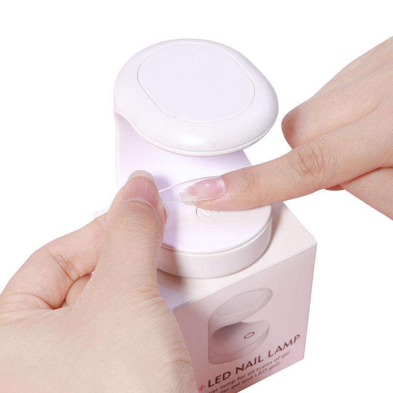 USB Mini Nail Phototherapy Lamp Nail Polish Baking Lamp, Color: Green