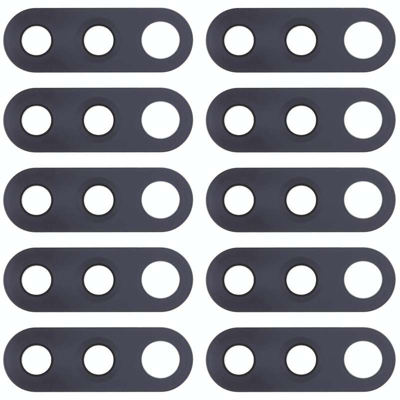 10 PCS Back Camera Lens for Nokia 4.2 / TA-1184 / TA-1133 / TA-1149 / TA-1150 / TA-1157(Black)