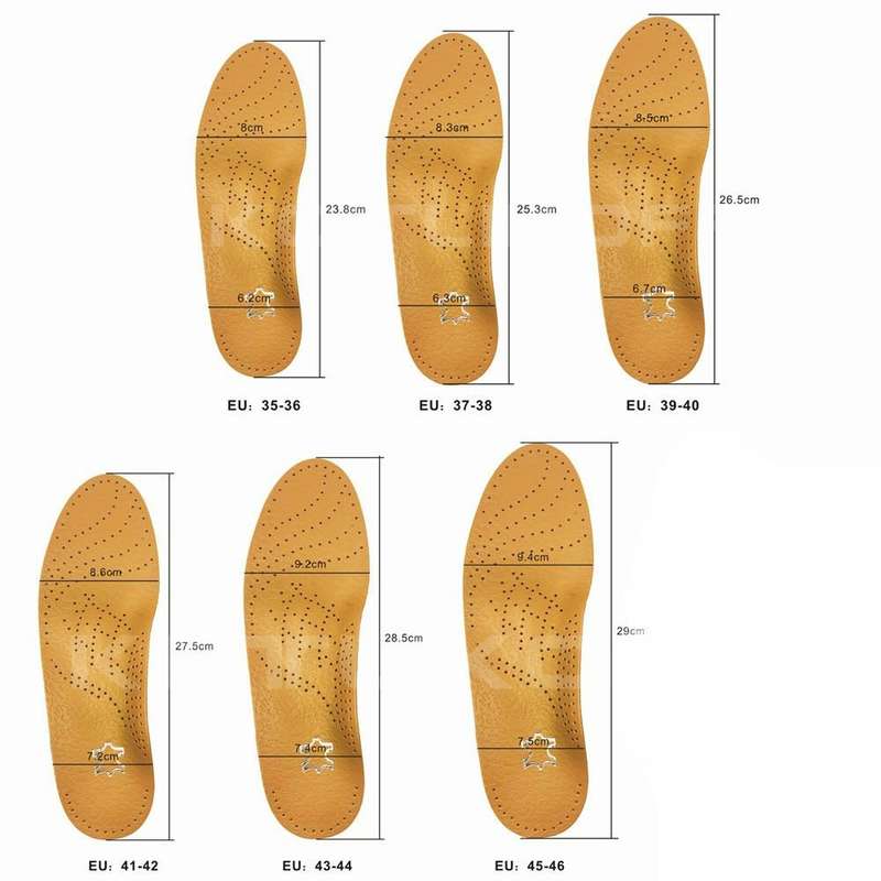 Corrected Flat Foot Arch Pad XO Leg Orthopedic Inner Eight-Shaped Corrective Insole, Size:43/44(B...