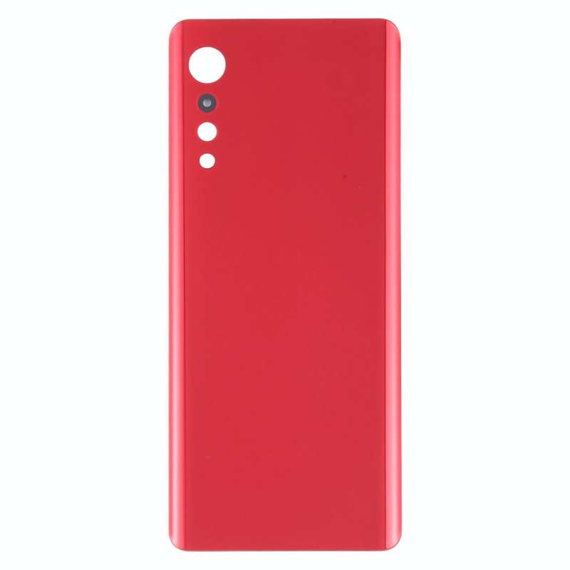 Battery Back Cover for LG Velvet LMG910EMW LM-G910EMW / Velvet 5G LM-G900N LM-G900EM(Red)