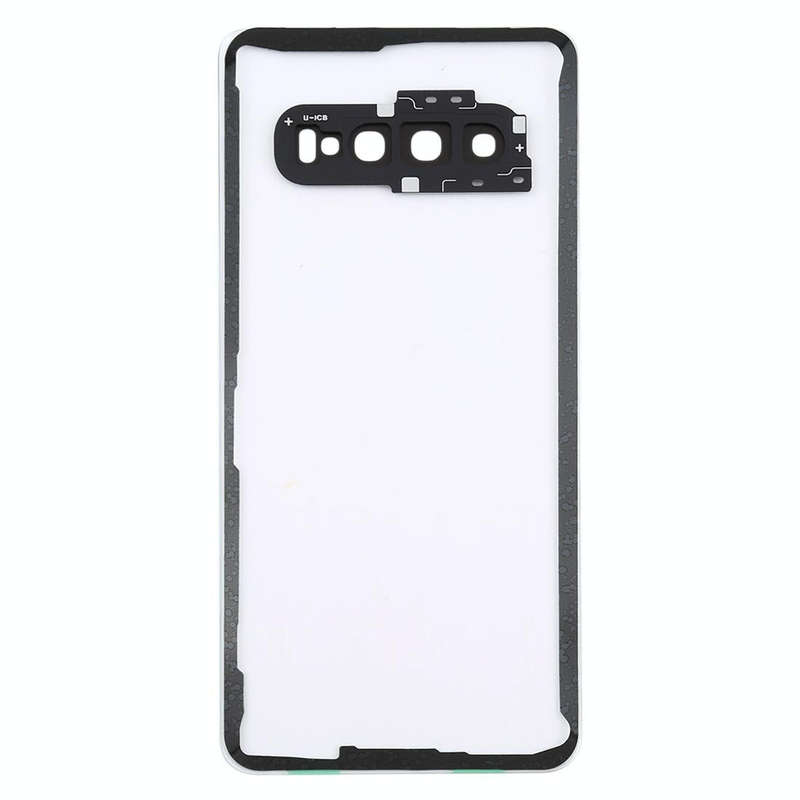 For Samsung Galaxy S10 G973F/DS G973U G973 SM-G973 Transparent Battery Back Cover with Camera Len...