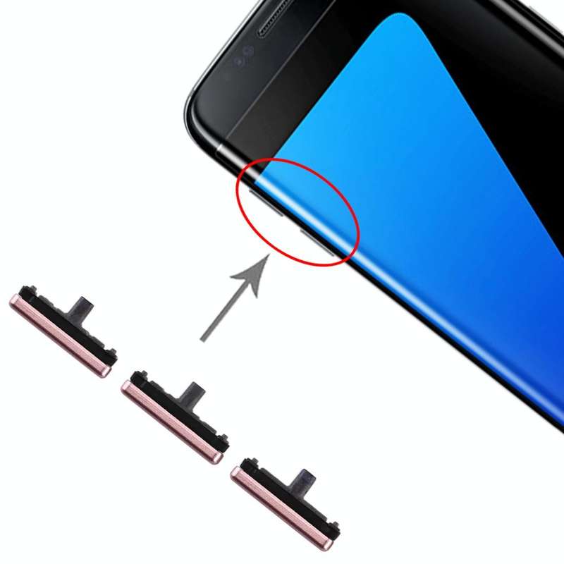 For Galaxy S7 Edge 10 Set Side Keys(Pink)