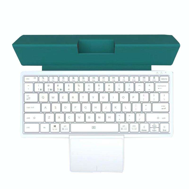 KF8700 78 Keys Hidden Touchpad Portable Tablet Computer Wireless Bluetooth Keypad With PU Leather...