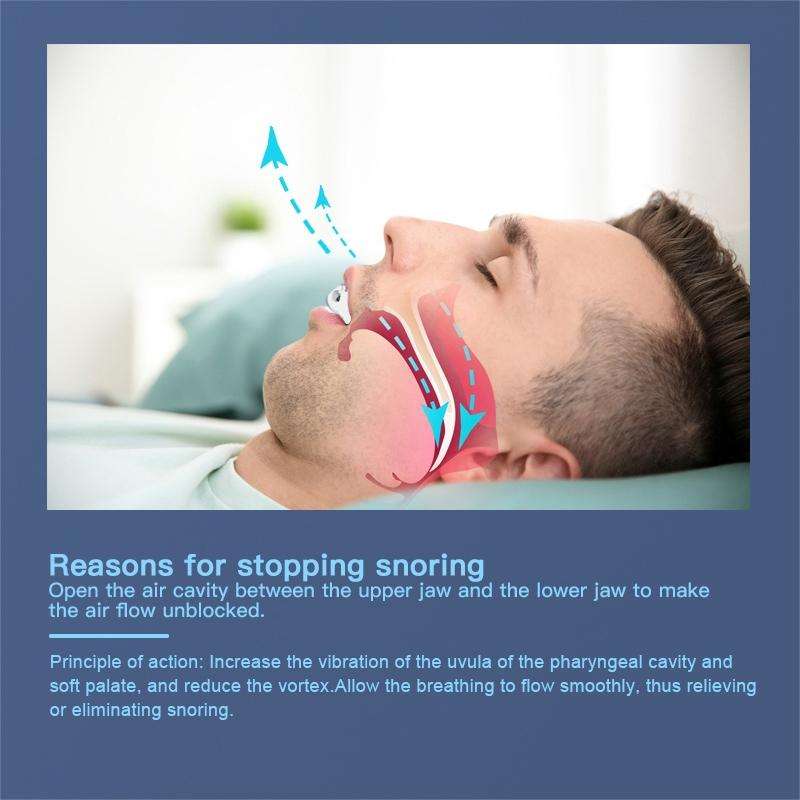 YJK100 Silicone + ABS Stop Snoring Device Anti Snore (Black)