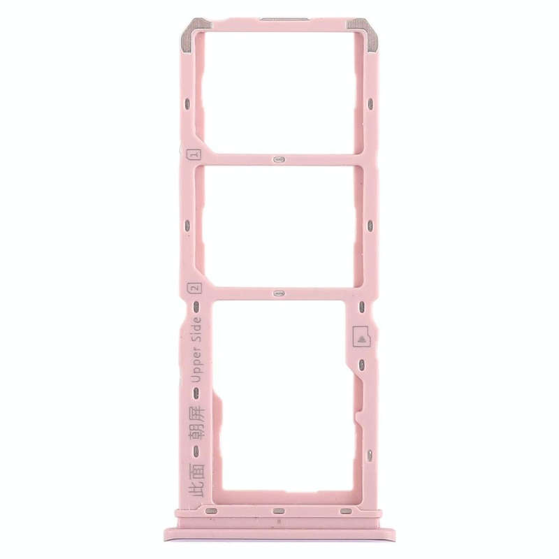 For Vivo Y97 2 x SIM Card Tray + Micro SD Card Tray (Rose Gold)
