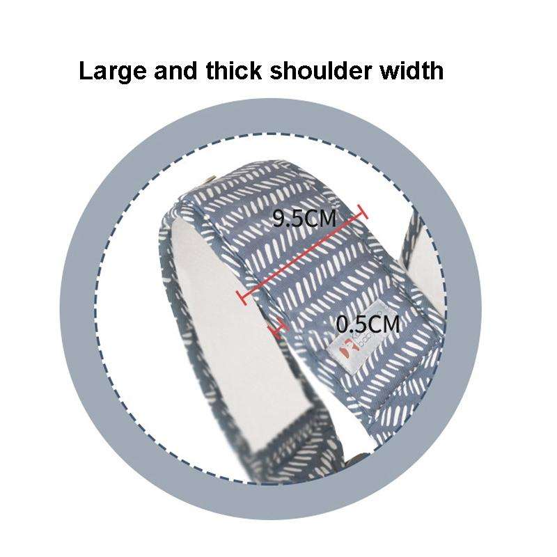 Kangaroo Baby Portable Multifunctional Baby Carrier Front Hold Baby Breathable Carrier(White Stri...