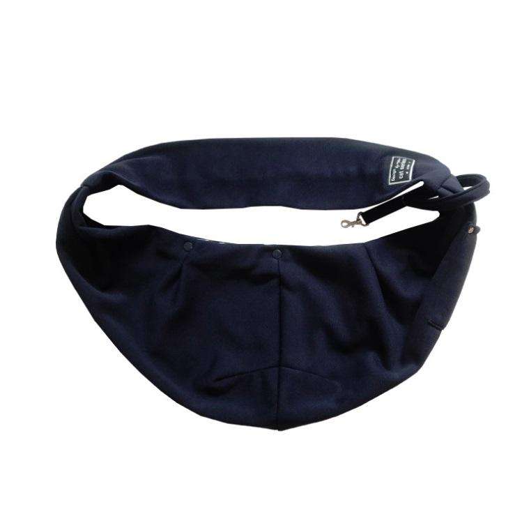 Pet Outing Carrier Bag Cotton Messenger Shoulder Bag, Colour: Dark blue