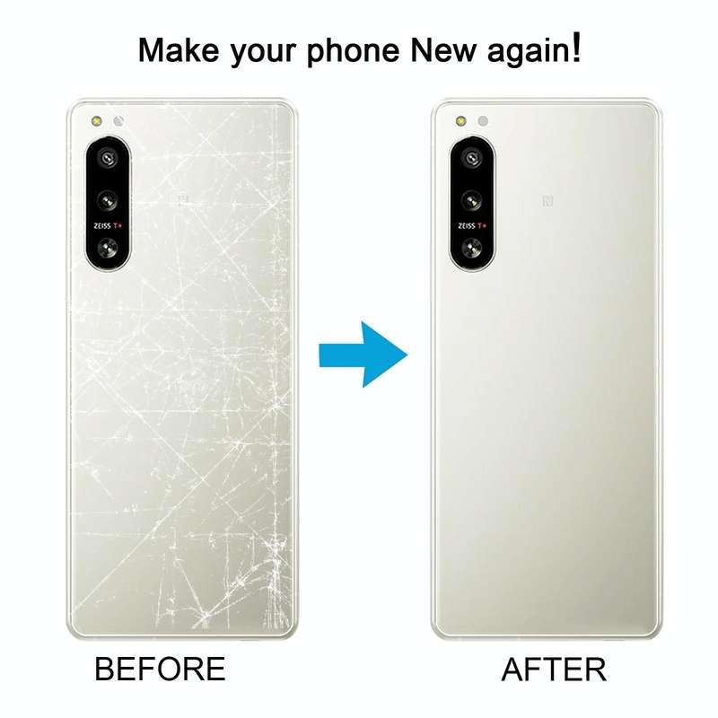 For Sony Xperia 5 IV Original Battery Back Cover with Camera Lens Cover(Green)