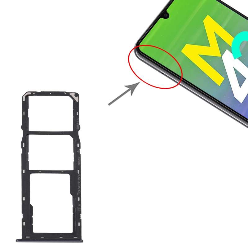 For Samsung Galaxy M42 5G SM-A436B Original SIM Card Tray + SIM Card Tray + Micro SD card tray (B...