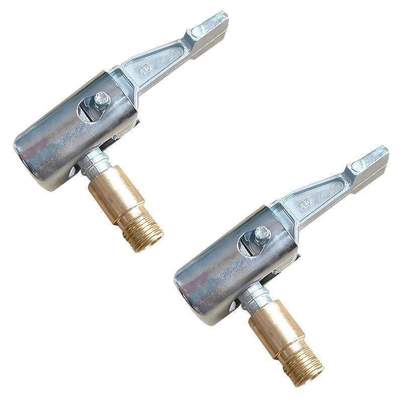 2pcs Vehicle Inflatable Pump Tube Joint Tire Mouth Gas Mouth Tube Fast Connector Inflatable PumpT...