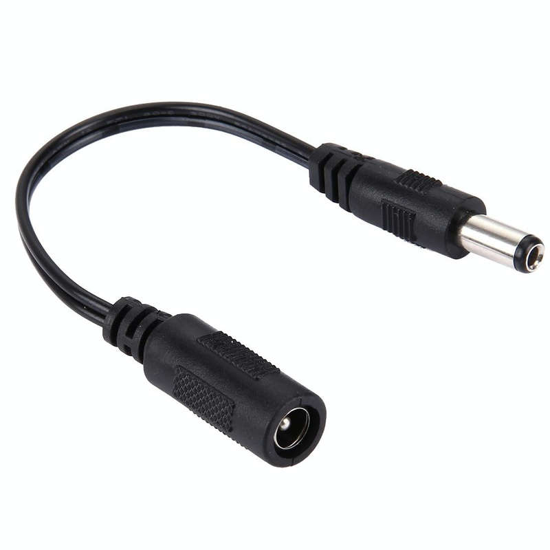5.5 x 2.1mm DC Female to 5.5 x 2.1mm DC Male Power Connector Cable for Laptop Adapter, Length: 15...