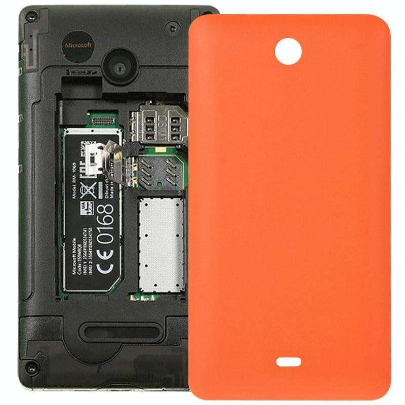 Frosted Battery Back Cover  for Microsoft Lumia 430(Orange)