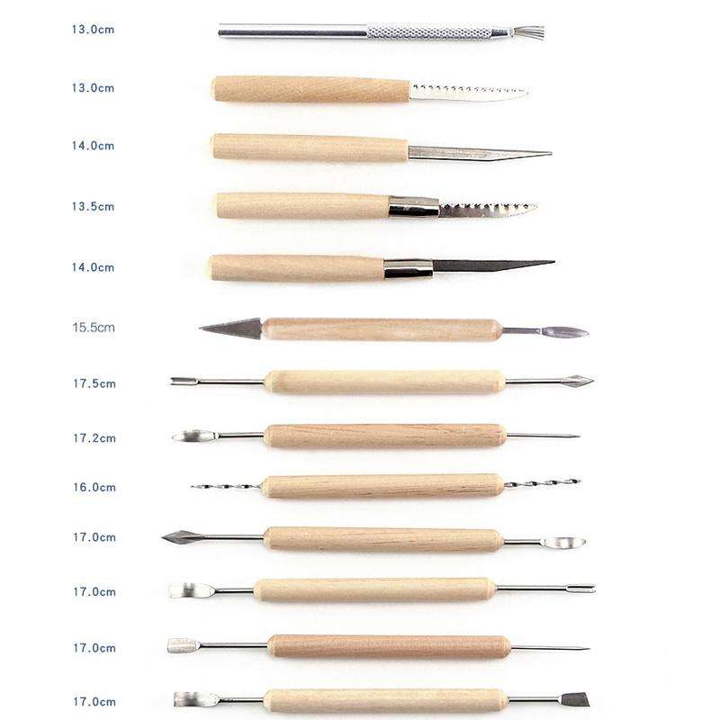 22 In 1 Pottery Tool Set Pottery Clay Stone Carving Knife DIY Clay Combination Tool