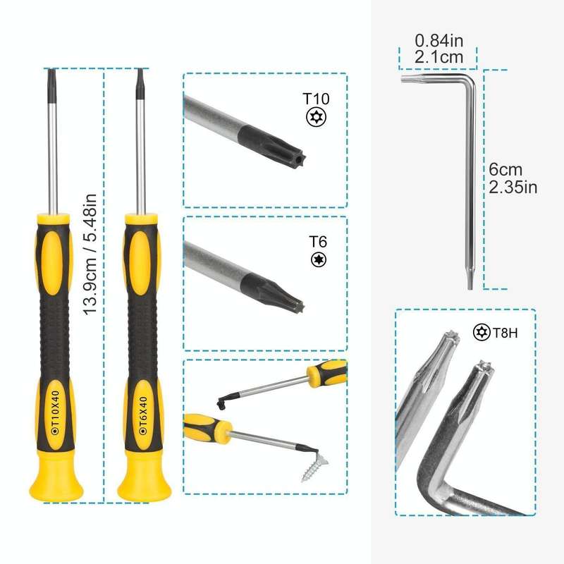 17 In 1 Game Console Repair Screwdriver Tool Set For NS Switch, Series: 17 In 1 (2)