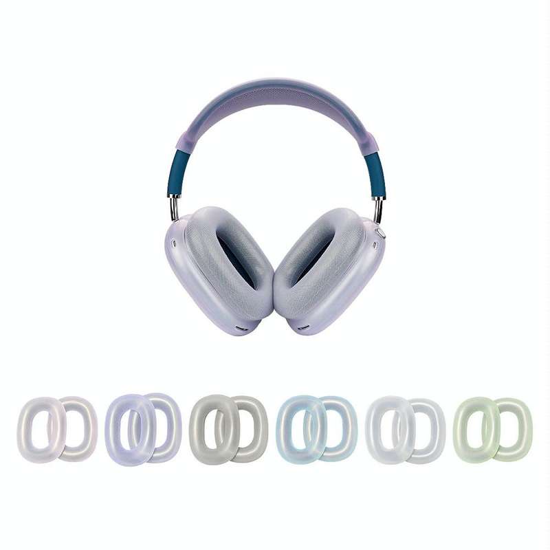 For AirPods Max Headphones Ear Cap Cover Replacement Part(Transparent)