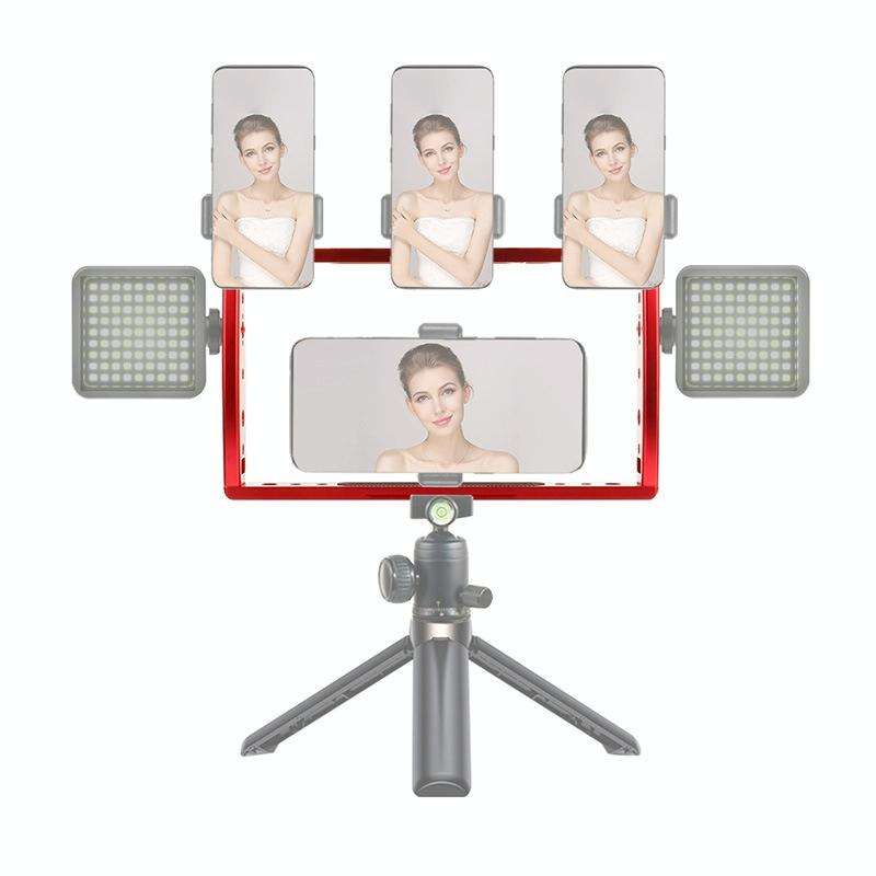 Diving Dual Handheld Grip Bracket Stabilizer Extension Phone Clamp Camera Rig Cage Underwater Cas...
