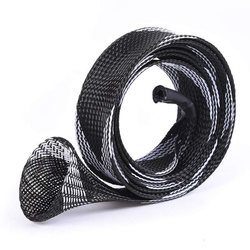 LEO 27998 3.5x170cm Mesh Tube Telescopic Fishing Rod Protector(27998-BW)