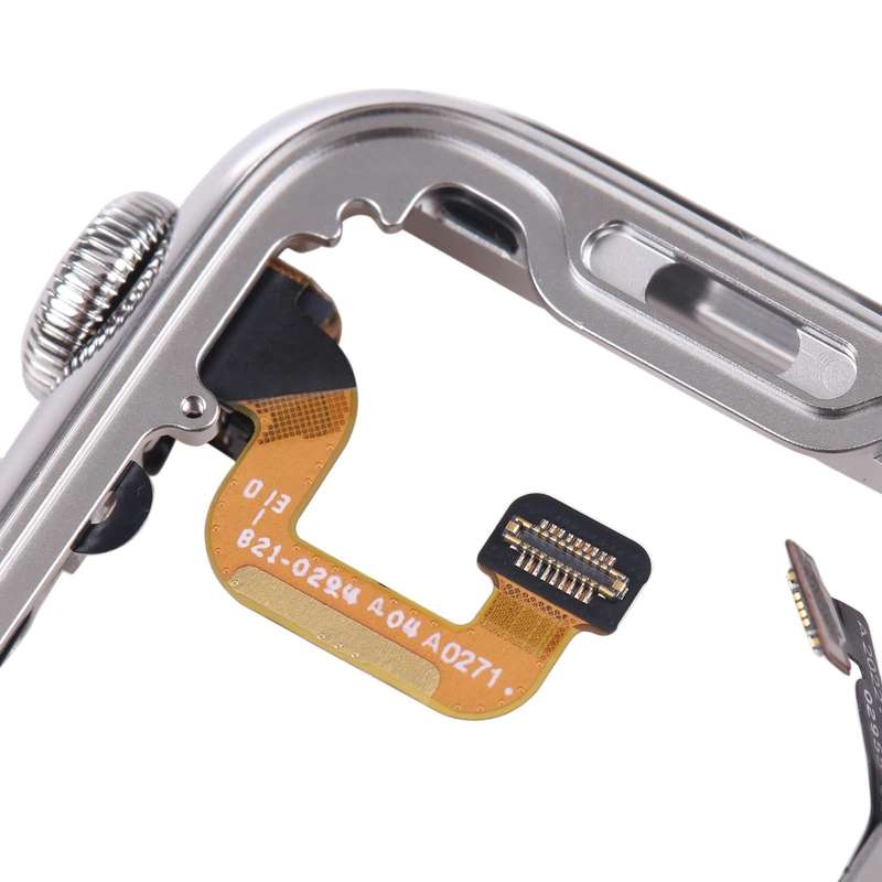 For Apple Watch Series 6 40mm Stainless Steel Middle Frame Bezel Plate with Loudspeaker / Power /...