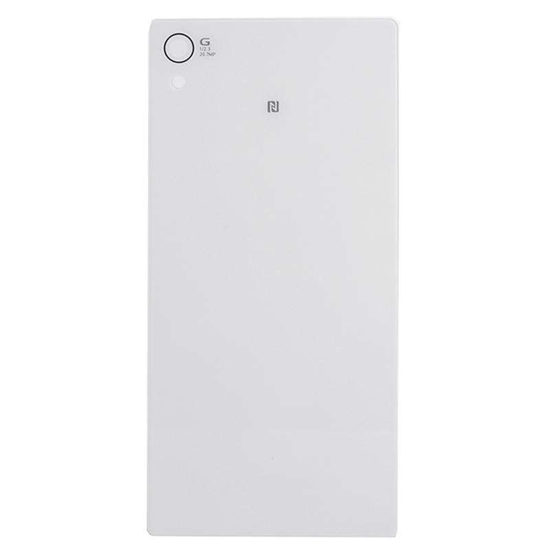 Original Glass Material Back Housing Cover for Sony Xperia Z4(White)