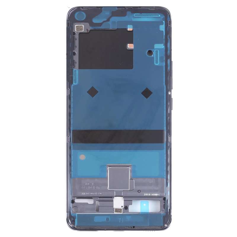 Original Front Housing LCD Frame Bezel Plate for Xiaomi Mi 11(Black)