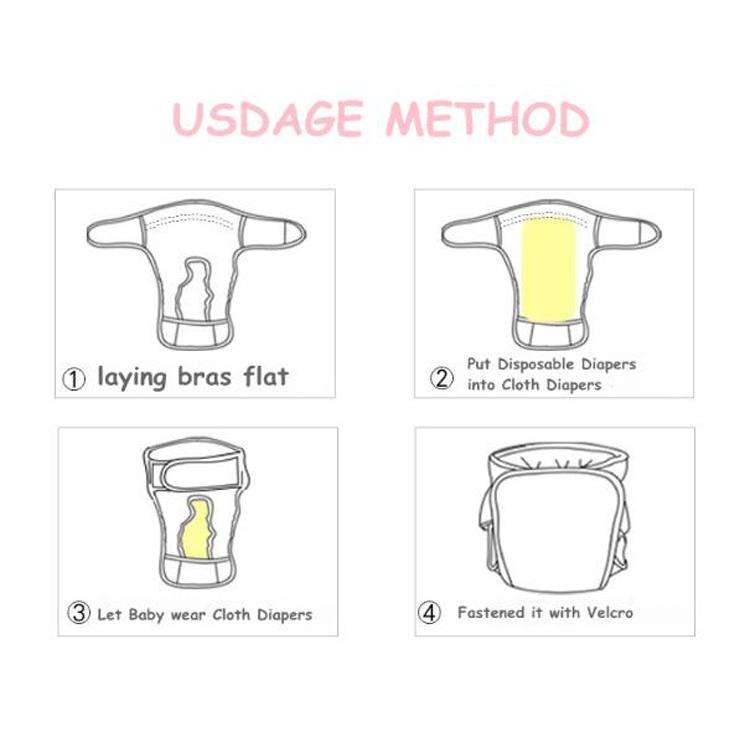 Natural Colored Cotton Breathable Adjustable Baby Waterproof Leak-proof Cloth Diaper, Specificati...