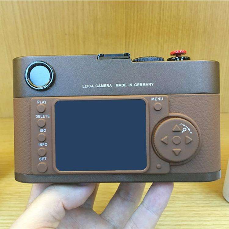 For Leica M Non-Working Fake Dummy DSLR Camera Model Photo Studio Props (Dark Coffee)