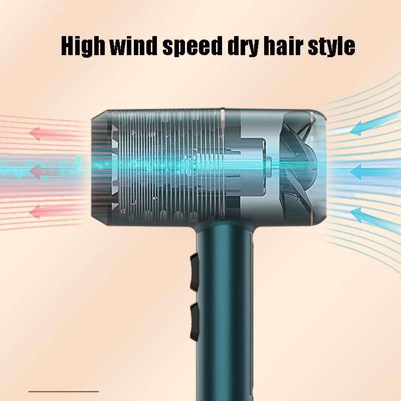 Home Dormitory Mute High-Power Hot And Cold Air Hair Dryer, 220V UK Plug(Pink)