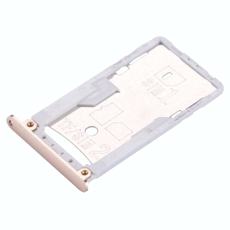 For Xiaomi Redmi 3 & 3s SIM & SIM / TF Card Tray(Gold)