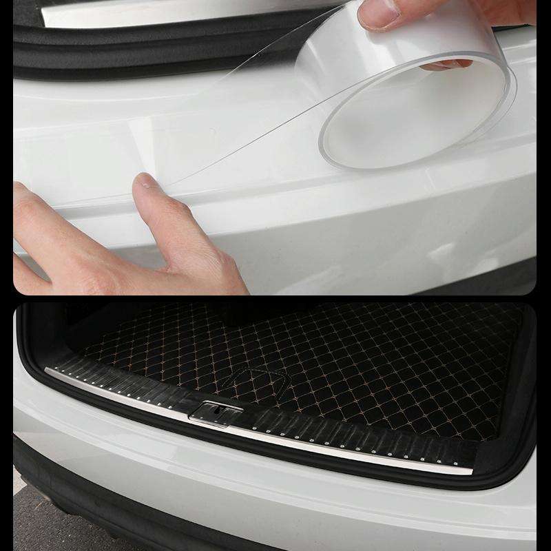Universal Car Door Invisible Anti-collision Strip Protection Guards Trims Stickers Tape, Size: 5c...