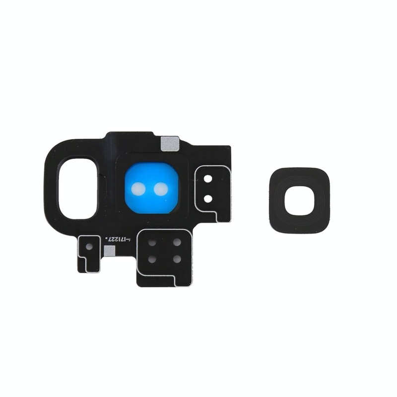 For Galaxy S9 / G9600 10pcs Camera Lens Cover (Black)