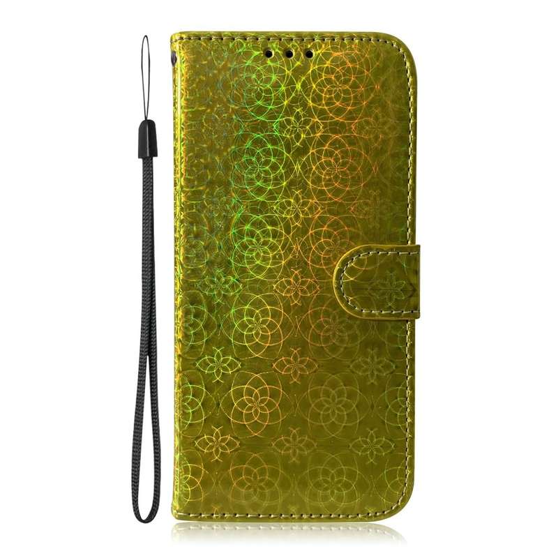 For Galaxy A71 Solid Hyun Color Magnetic Attraction Horizontal Flip Leather Case with Lanyard, Su...