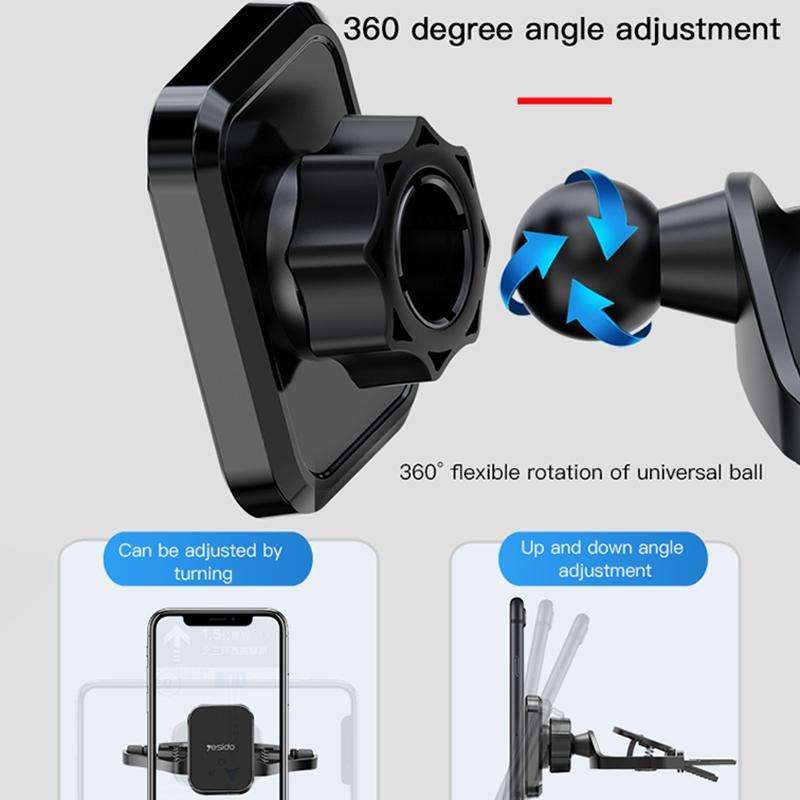 Yesido C92 Car CD Port Magsafe Magnetic Phone Holder(Black)