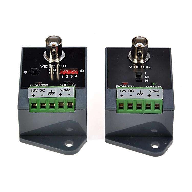 Active CCTV UTP Twisted Pair Video Balun Transmitter and Receiver