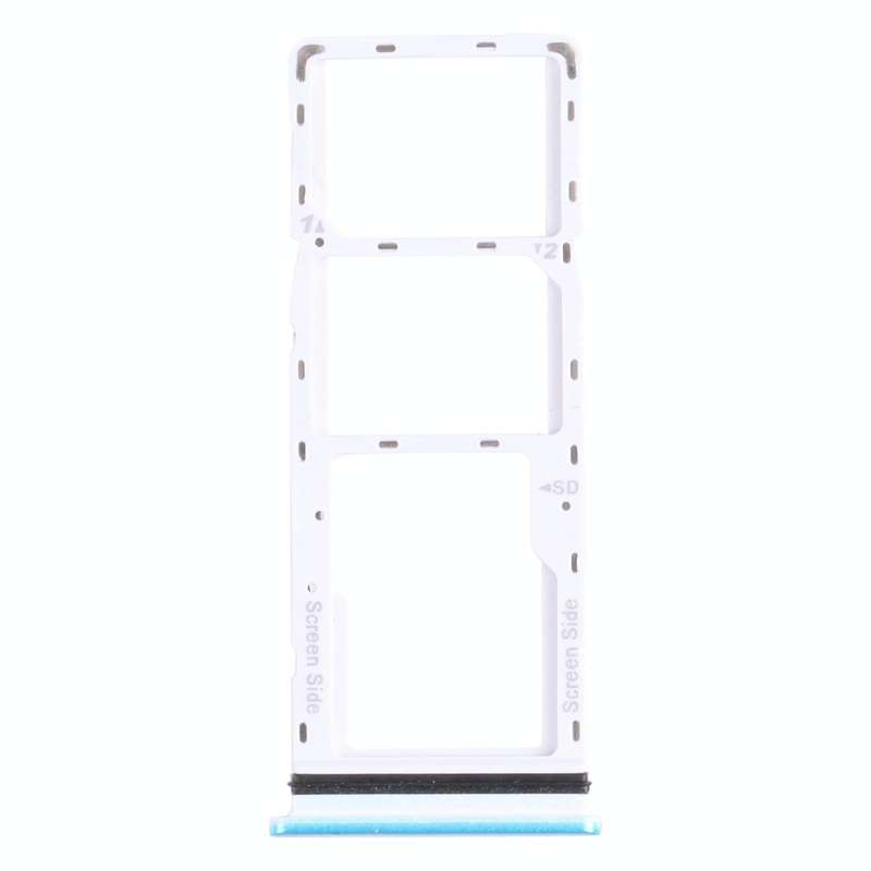 For Infinix Note 8i X683 SIM Card Tray + SIM Card Tray + Micro SD Card Tray (Green)