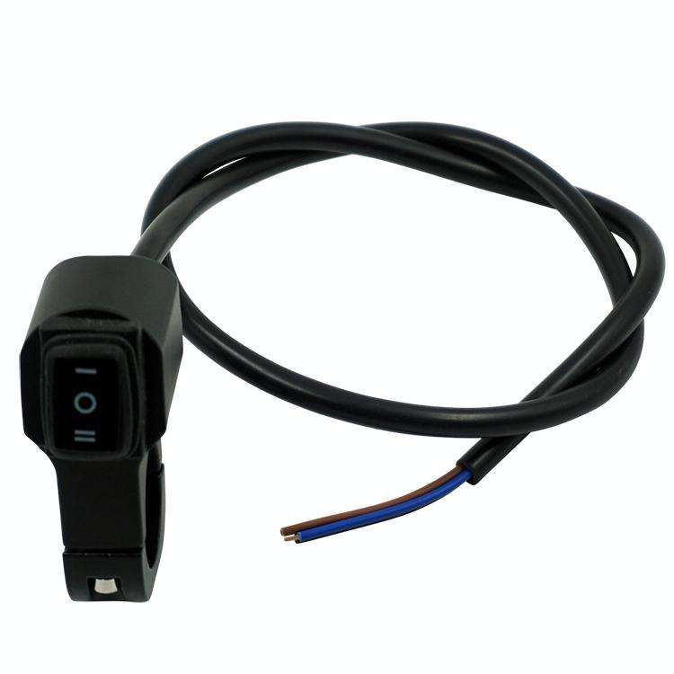 Motorcycle Modification Aluminum Alloy Waterproof Retro Switch Headlight Shot Light Discharge Swi...