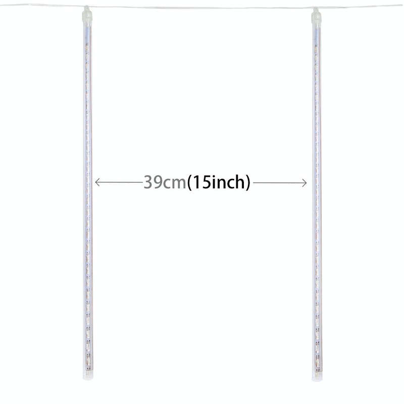 50cm 8 Tubes DIP Meteor Rain Light, LED Decorative Light, Tube Diameter: 1.2cm, AC 100-240V, US, ...